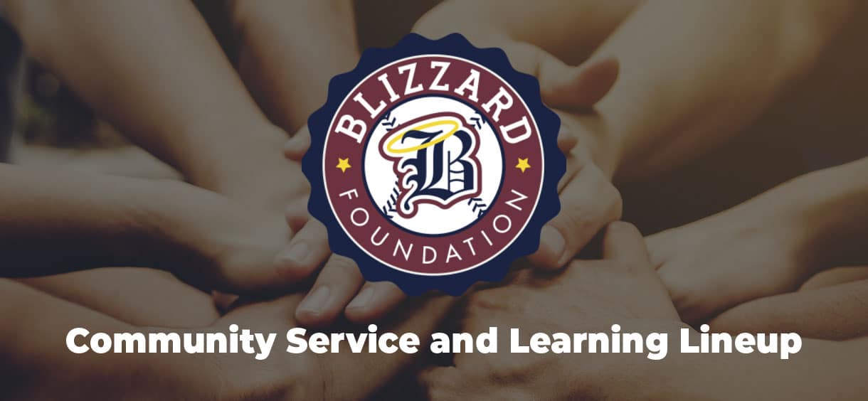 2017-2018 Blizzard Program Community Service and Learning Lineup!