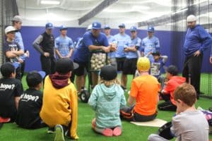 baseball camp hosted by the JP4 Foundation