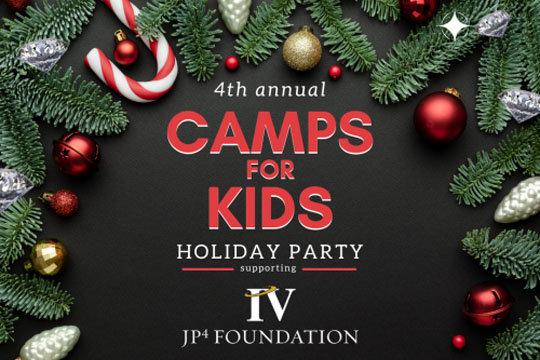 JP4 Foundation holiday party flier