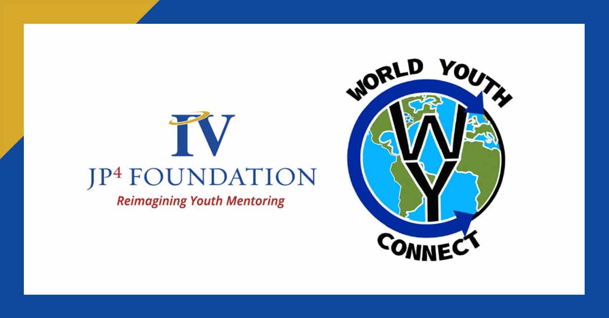 JP4 Foundation logo and World Youth Connect logo